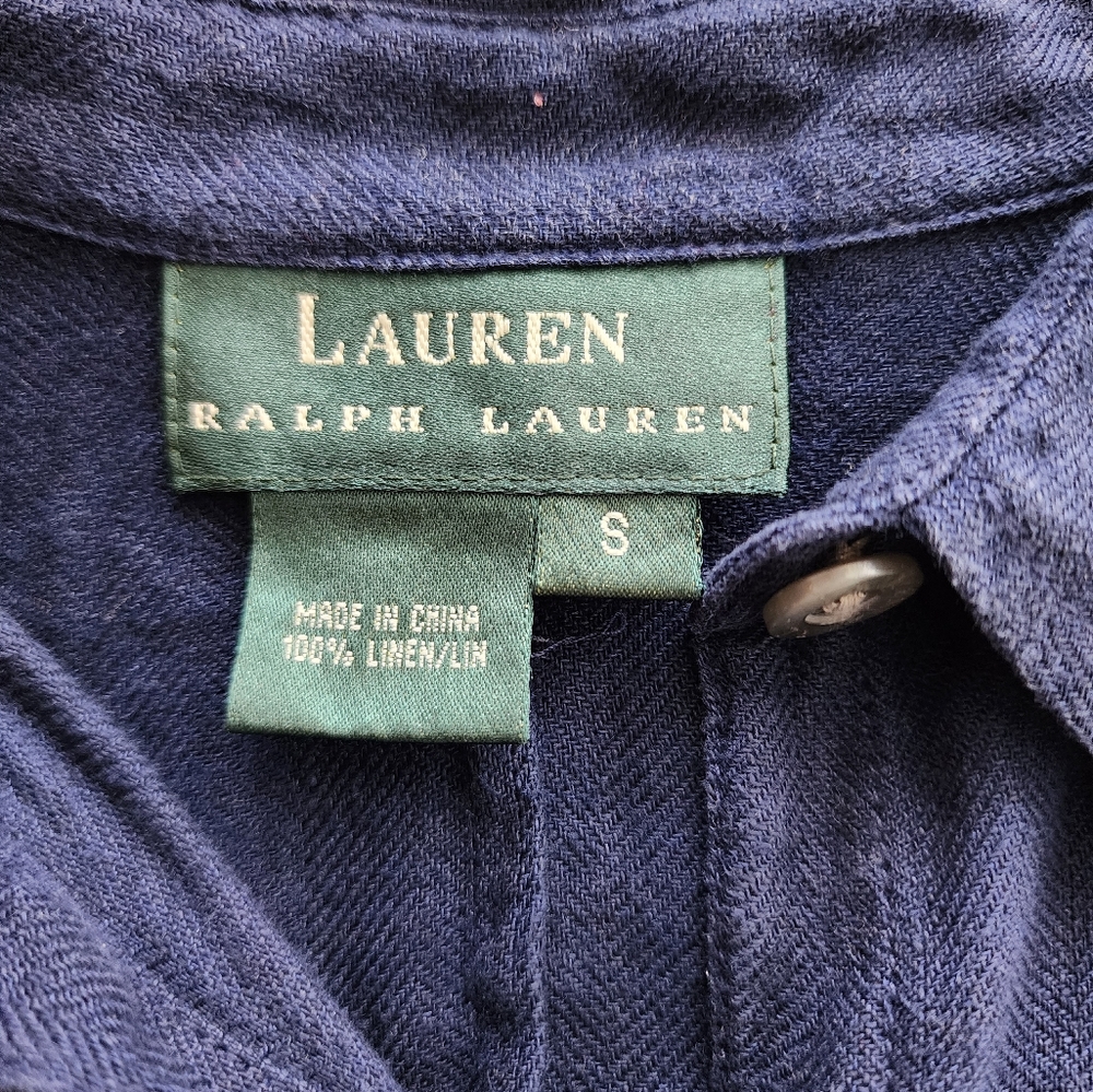 Lauren, Size Small, Navy Shirt - Picture 3 of 8
